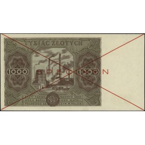 1.000 złotych 15.07.1947, seria A, numeracja 1324657, o...