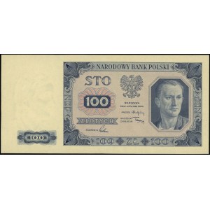 próbny druk kolorystyczny banknotu 100 złotych 1.07.194...