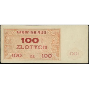 Narodowy Bank Polski, niewyemitowany banknot 100 złotyc...