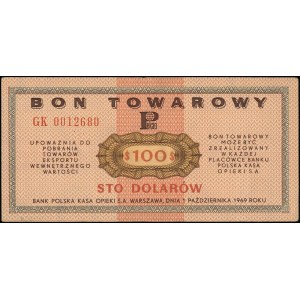 Bank Polska Kasa Opieki S.A., 100 dolarów 1.10.1969, se...