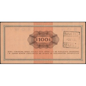 Bank Polska Kasa Opieki S.A., 100 dolarów 1.10.1969, se...