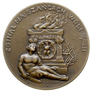 Józef Sowiński -medal 1916, autorstwa Wincentego Trojan...