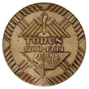 700-lecie założenia miasta Torunia 1933 r., -medal auto...