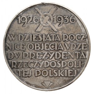 Ignacy Mościcki -medal sygnowany J.AVMILLER wybity w 19...