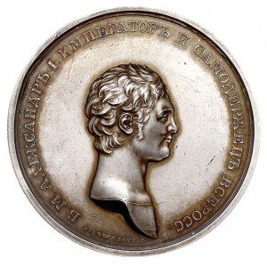 Aleksander I -medal koronacyjny 1801, sygnowany C. Lebe...