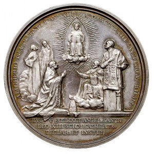 Pius XI, -medal sygnowany MISTERUZZI wybity w 1923 r., ...