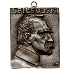 Józef Piłsudski -plakieta autorstwa Jana Raszki 1930, P...