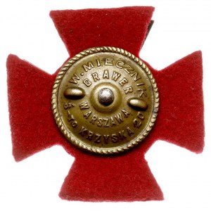 odznaka pamiątkowa Krzyż Legionowy” 1923, srebro 42 x 4...
