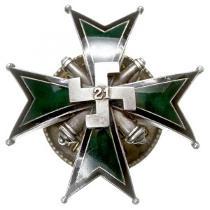 odznaka pamiątkowa 21 Pułku Artylerii Polowej z Bielska...