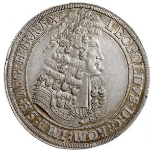 Leopold I 1657-1705, talar 1701, Hall, srebro 28.73 g, ...