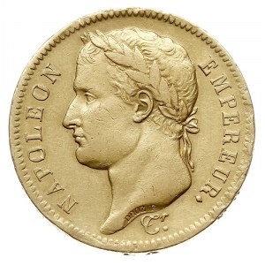 Napoleon I 1804-1815, 40 franków 1811/A, Paryż, złoto 1...