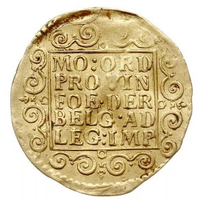 Holandia, dukat 1709, Holandia, złoto 3.42 g, Delmonte ...