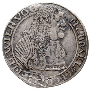 Fryderyk Wilhelm 1640-1688, 1/3 talara 1667, Krosno, v....