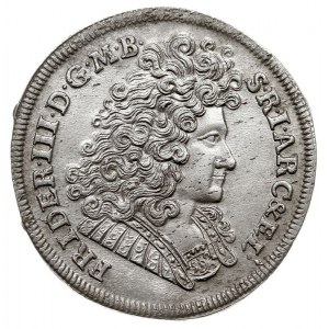 Fryderyk III 1688-1701, gulden 1689 LCS, Berlin, v. Sch...