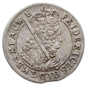 Fryderyk III 1688-1701, ort 1700 CG, Królewiec, v. Schr...