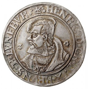 Henryk Młodszy 1514-1568, talar bez daty (1555), z nomi...