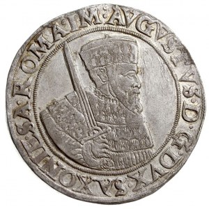 August 1553-1586, talar 1556, Annaberg, srebro 28.91 g,...