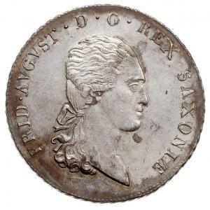 Fryderyk August I 1806-1827, talar 1816 IGS, Drezno, AK...