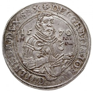 Jan Wilhelm 1567-1573, talar 1586 B, Saalfeld, srebro 2...