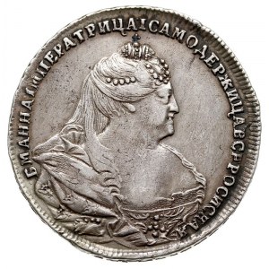 rubel 1739, Moskwa, srebro 25.58 g, Bitkin 204, Diakov ...