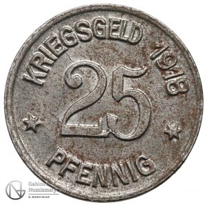 1132. Coblenz 25 pfennig 1918, st.2+
