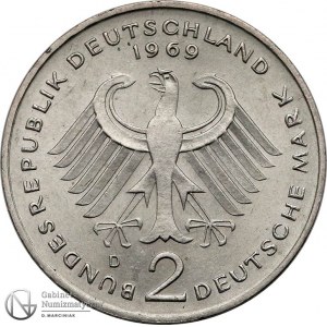 1155. BRD 2 marki 1969-D, st.1