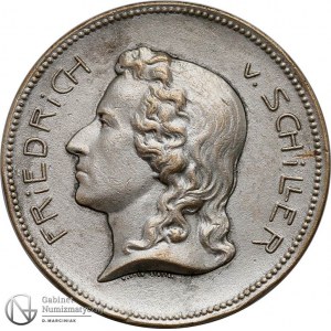 1161. Niemcy medal Friedrich v. Schiller 1905