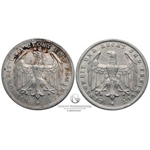 5173. Weimar 500 marek 1923-D,G (2szt), st.3+,2