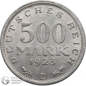 5172. Weimar 500 marek 1923-F, st.2/2+