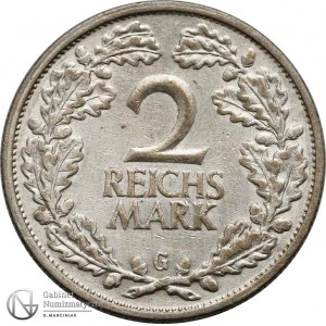 4435. Weimar 2 marki 1931-G rzadkie, st.~3-2
