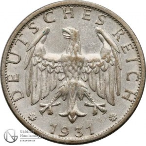 4435. Weimar 2 marki 1931-G rzadkie, st.~3-2