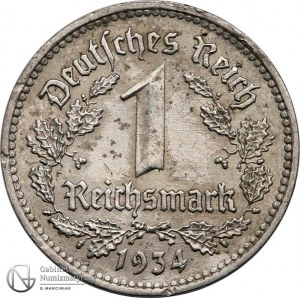 5154. III Rzesza 1 marka 1934-A, st.2+