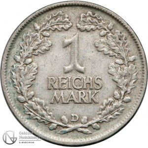 5151. Weimar 1 marka 1925-D, st.3