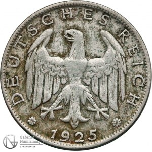 5151. Weimar 1 marka 1925-D, st.3