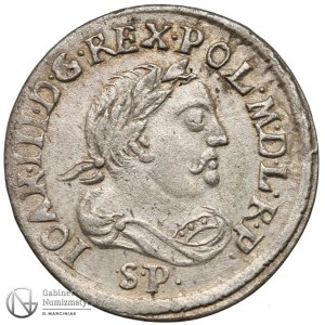 1313. Jan III Sobieski Szóstak 1684 SP, st.2 (R2)
