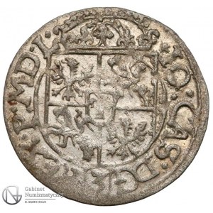 4129. Jan Kazimierz Półtorak 1666 RZADKI i PIĘKNY