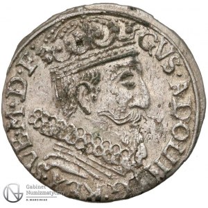 4130. Gustaw Adolf Trojak Elbląg 1631 CUDNY st.1-