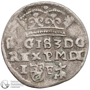 1305. Zg.III Waza Grosz Lublin 1598 RZADKOŚĆ