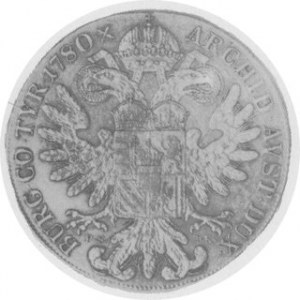 Talar 1780, Aw. Popiersie Rw. Orzeł i litery P.S., m. Praga Vog. 278. IV