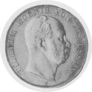 Vereinstaler 1866, Aw. Głowa, Rw. Orzeł, Th. 270