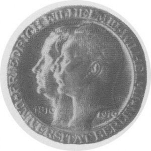 3 marki 1910, Aw. Para książęca, Rw. Orzeł, stylizowany J. 107