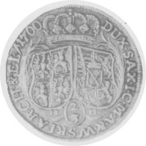 2/3 talara 1700, Aw. i Rw. jak wyżej, Kop. 162.1 r, Dav. 819