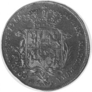 Talar 1788, Aw. Głowa, Rw. Tarcza, Kop. 426, PI. 407