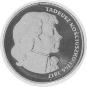 500 złotych 1976 (Próba — Złoto) (T. Kościuszko), Kam. 110 (złoto) (St. Lustrz.)
