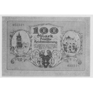 100 marek 1922, Ros. 712