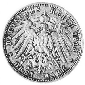 3 marki (bitwa pod Lipskiem) 1913* Jag. 140