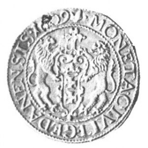 Ort 1609, Aw.Popiersie, w.Tarcza prosta z herbem miasta, Kop.266 2 r, Czap.1257 R, Kam.2233 R-4, Gum.1380,