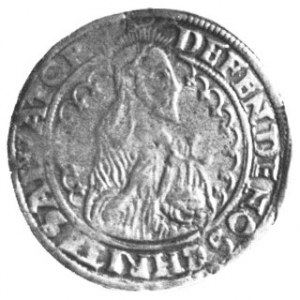 Trojak 1585 ,j.w. Kop.87.2 r, Gum.715, Czap.715 var
