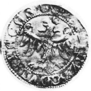 Grosz krakowski b.r.(Majnert?,późniejsze bicie) Rw.Korona,Rw.Orzeł piastowski