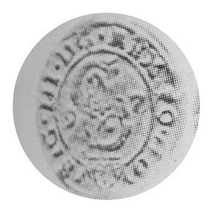 trzeciak (ternar) 1626 Poznań - podwójna data Aw.Monogram pod koroną,Rw.Tarcze herbowe Kam.1824R1
